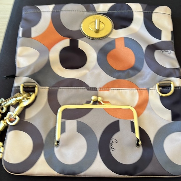 Satin Coach Clutch - Picture 8 of 11